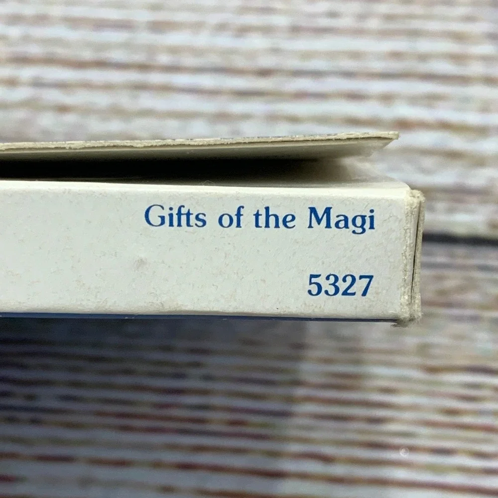 Nativity Scene Christmas Ornament Three Wise Men Etched Diamond Shape‎